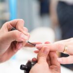 manicure in a beauty salon