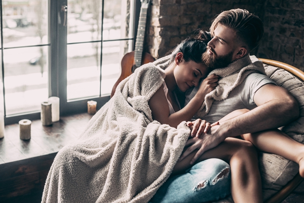Loving couple.