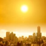 summer heat wave in the city