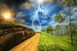 storm in sunset country