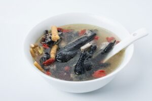 Chinese Health Soup - Dangshen Wuji Chicken Soup