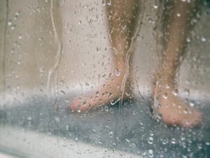 Legs in the Shower