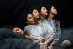 sleeping girl