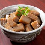 Simmered konnyaku