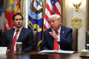 President Trump Holds Cabinet Meeting At The White House