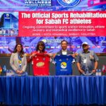Officials-European-Wellness-Sabah-FC--Pictured-left--Dr-Natassia-Sarah