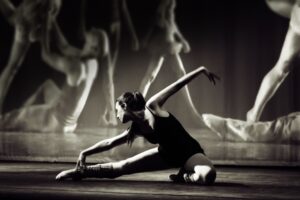 Brazilian woman dancing on stage