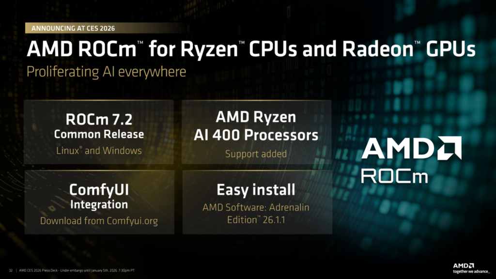 amd-rocm-7-2-ryzen-ai-400-ai-